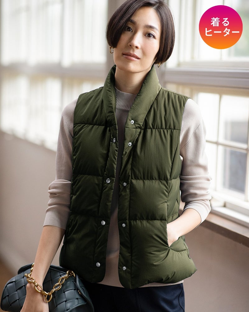 Doヒート 超快温スマートダウンベスト 40代50代からのレディース メンズファッション通販 Doclasse ドゥクラッセ