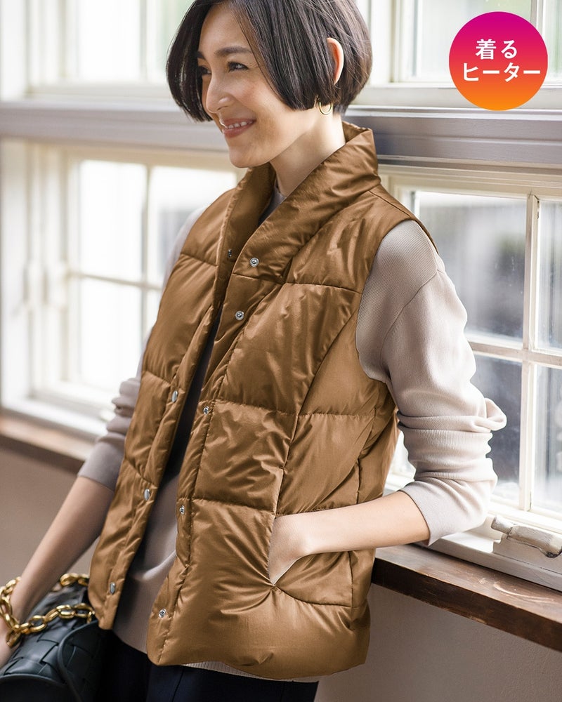 Doヒート 超快温スマートダウンベスト 40代50代からのレディース メンズファッション通販 Doclasse ドゥクラッセ