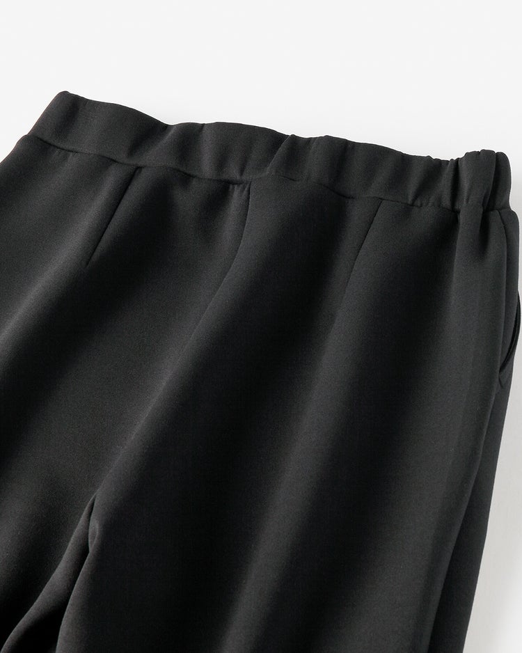 リラクシーストレッチ・裾スリットパンツ68cm 詳細画像 ブラック 2