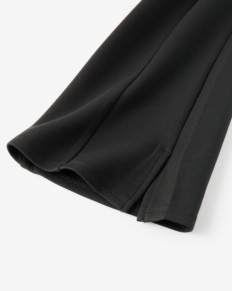 リラクシーストレッチ・裾スリットパンツ68cm 詳細画像 ブラック 3