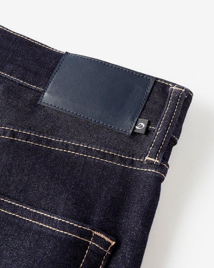 甘撚り裏起毛デニム・ブーツカット 詳細画像 デニム・ブルー 4