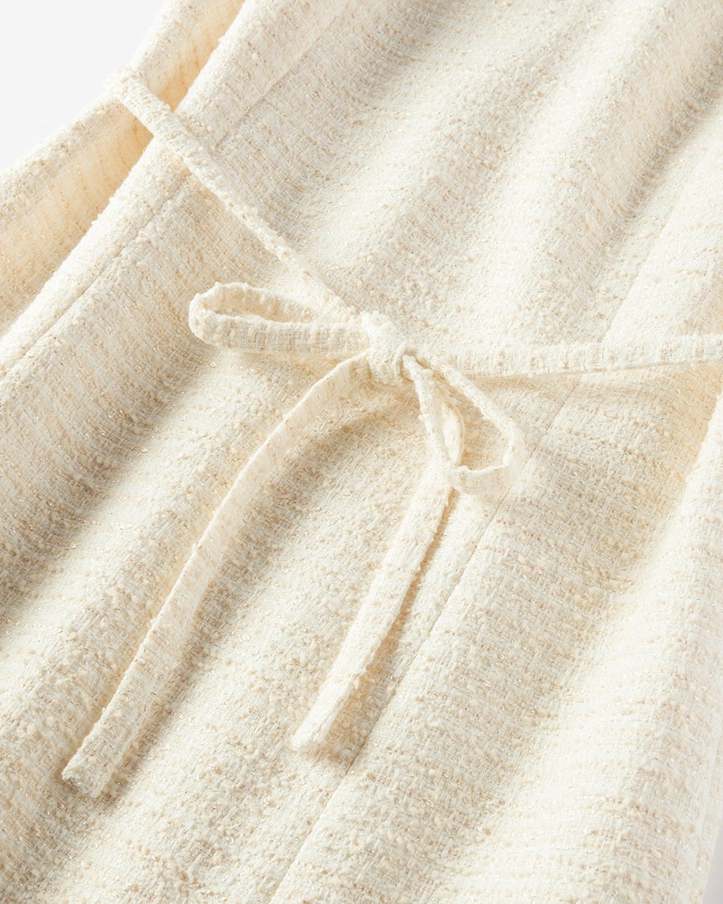 ミックスツイード・カッティングワンピース/40代50代からの