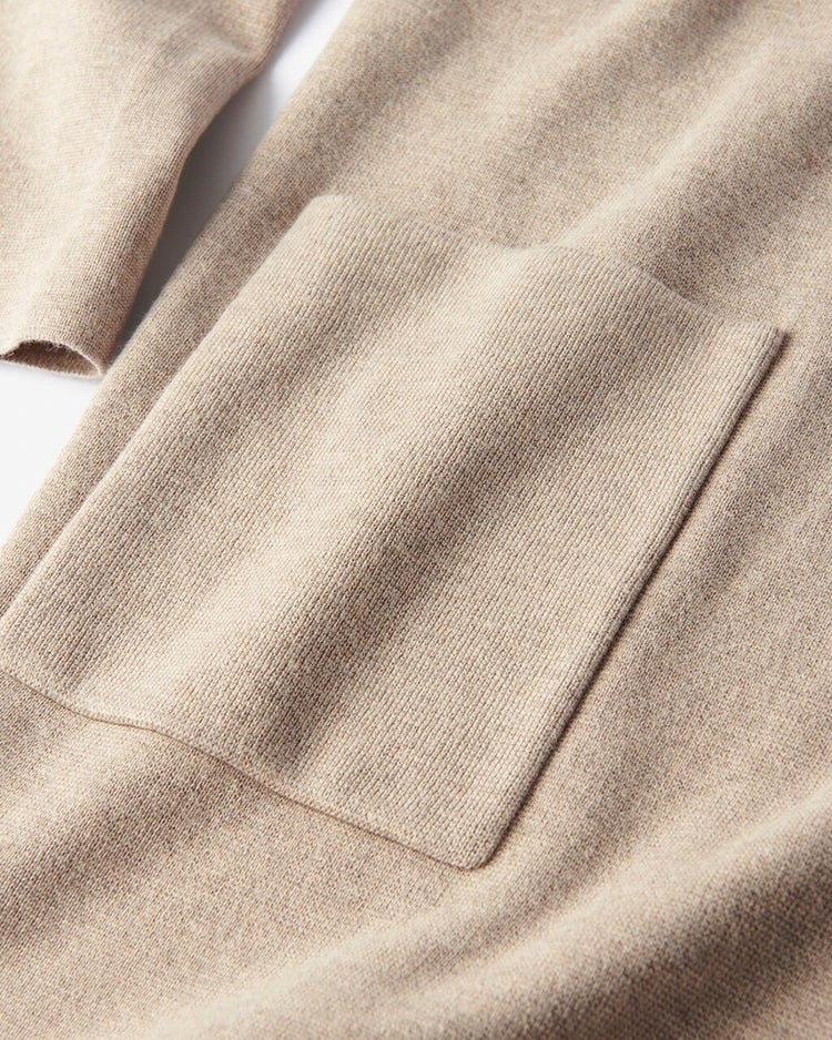 ハーフミラノ・ロングジャケットカーディガン 詳細画像 トープ 3