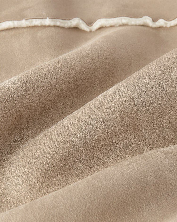 エコムートン・ライダースジャケット 詳細画像 ベージュ 8