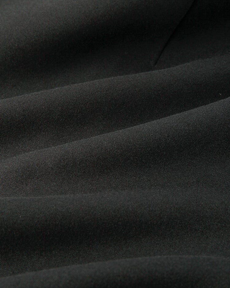 リラクシーストレッチ・裾スリットパンツ63cm 詳細画像 ブラック 4