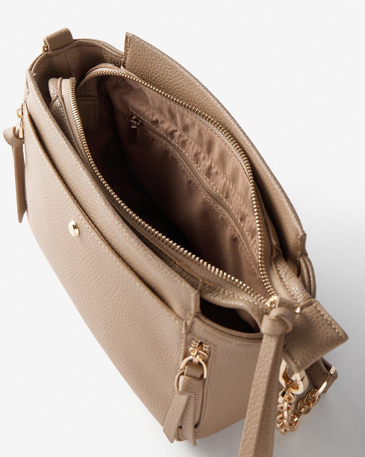 ８ポケット・本皮コンビ２WAYミニバッグ 詳細画像 トープ 2