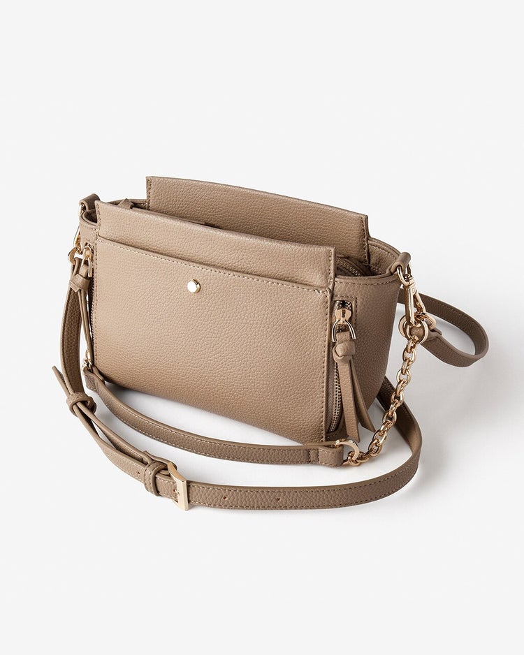 ８ポケット・本皮コンビ２WAYミニバッグ 詳細画像 トープ 4