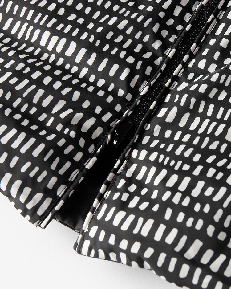 モダンリバーシブル・ジップアップダウンコート 詳細画像 ブラック 7