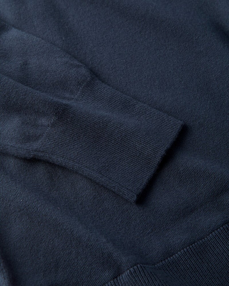 シルクフィール・異素材レイヤード風セーター 詳細画像 ミッドナイトブルー 3