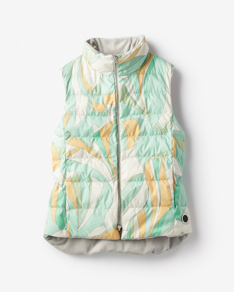 Doヒート・超快温ベスト／柄 詳細画像 グリーン・パターン 10