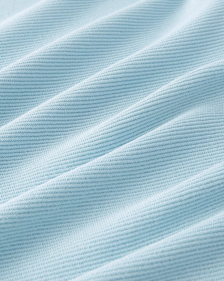 ストレッチガーター・ボートネックニット 詳細画像 ペールブルー 4