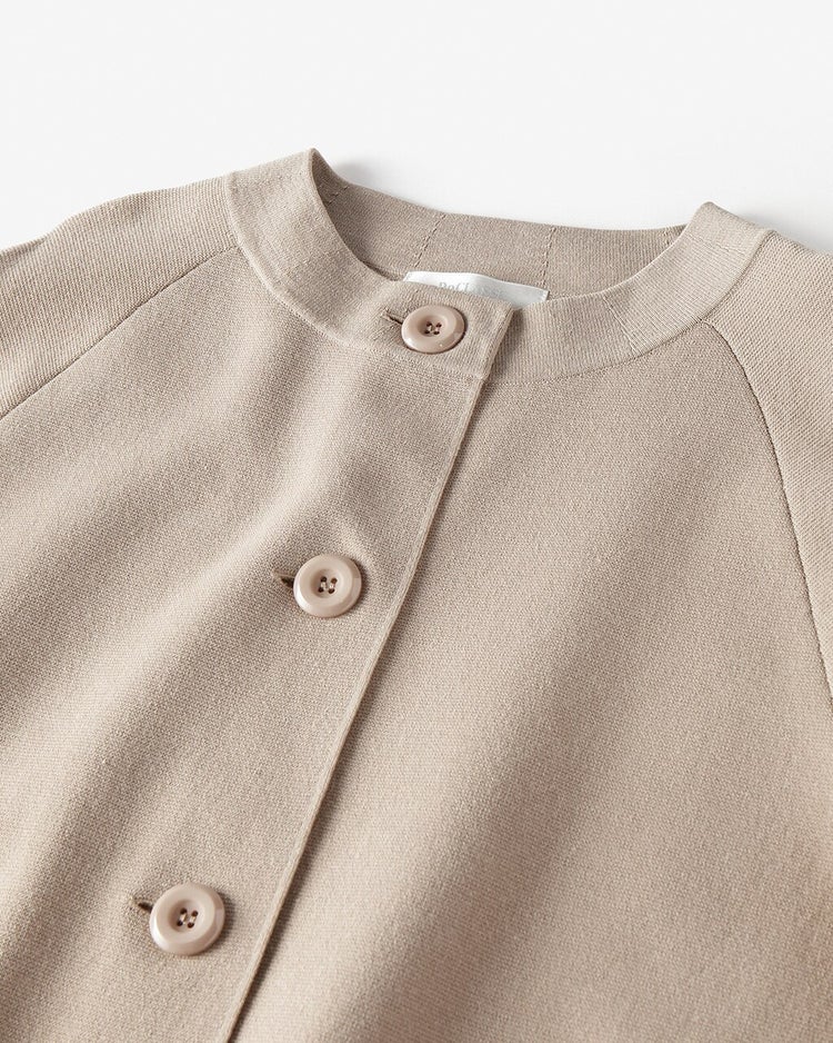 コットンミックス・ミラノリブジャケット 詳細画像 グレーベージュ 4