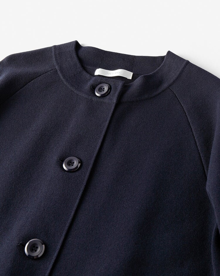 コットンミックス・ミラノリブジャケット 詳細画像 ミッドナイトブルー 2