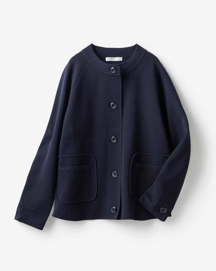 コットンミックス・ミラノリブジャケット 詳細画像 ミッドナイトブルー 7