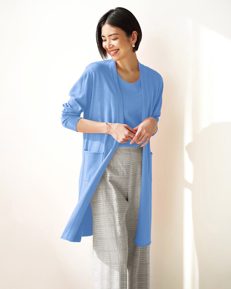 フレンチ＆カーデ・アンサンブル 詳細画像 ブルー 1
