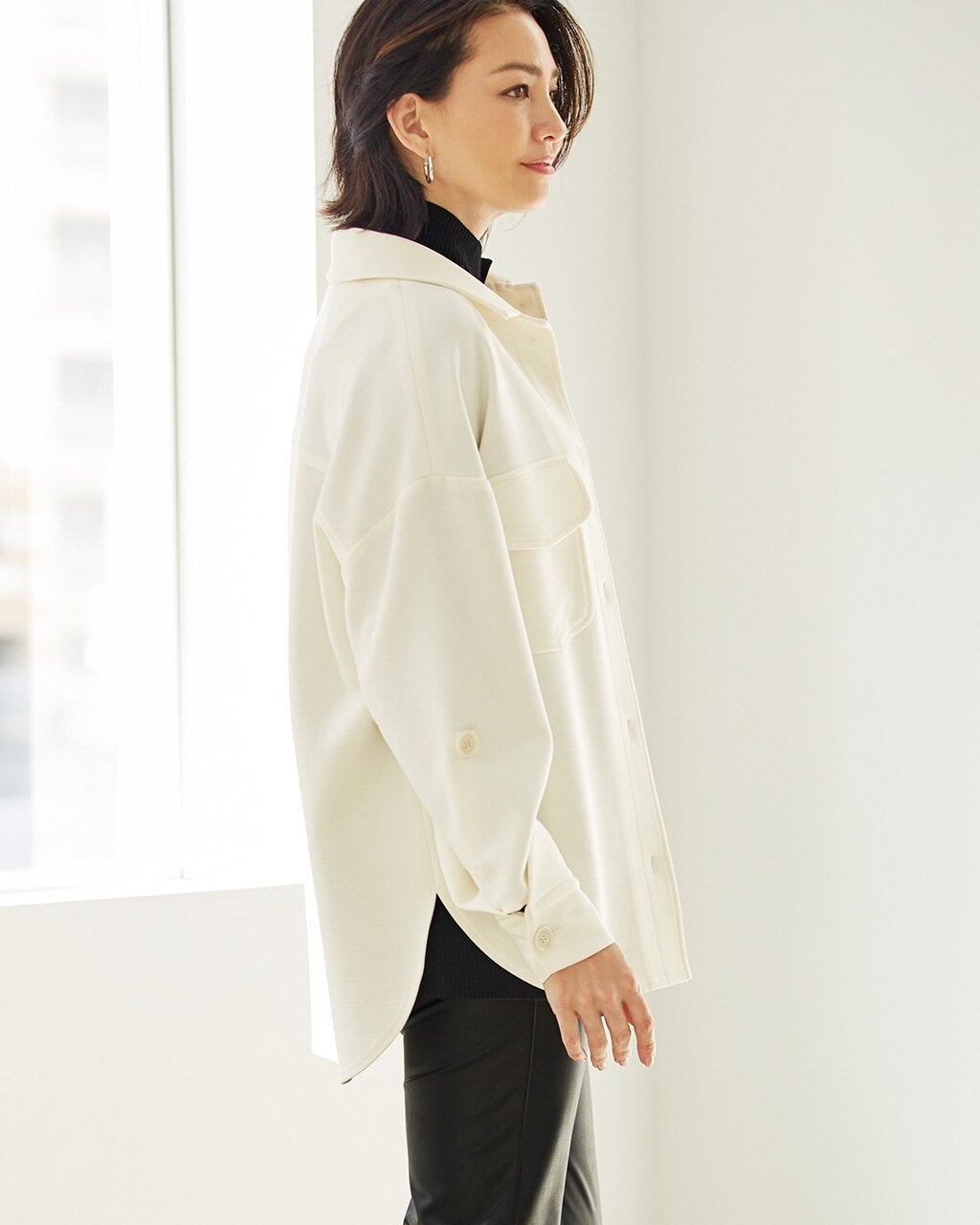 値下げ【美品】plantation CLカルゼ　ジャケット 梳毛調合繊カラーレスジャケット｜KarLParkLane Style ONLINE SHOP