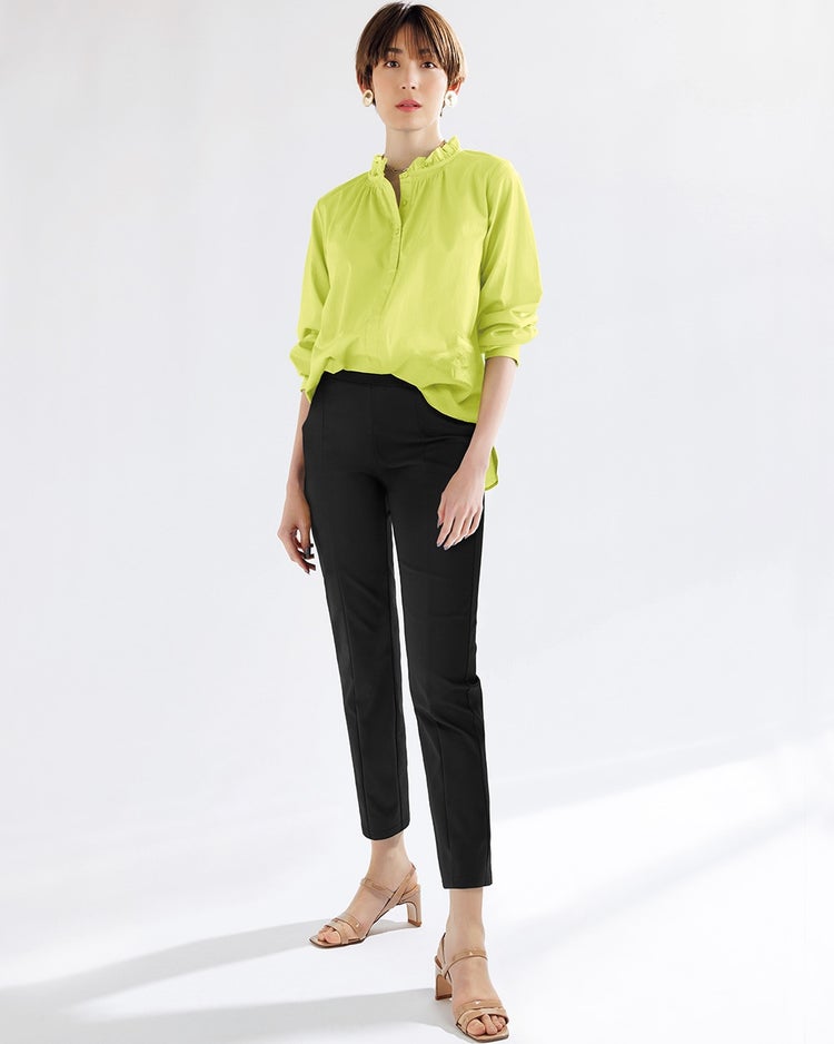 シェイプストレッチ・スティックパンツ／63㎝ 詳細画像 ブラック 1