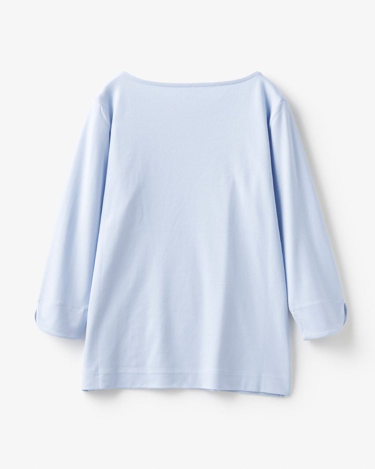 スカラップ／7分袖・ドゥクラッセTシャツ 詳細画像 ペールブルー 5