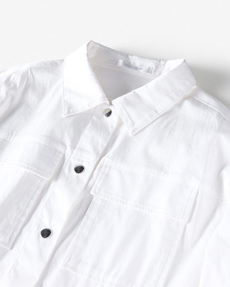 ラインレース・CPOシャツジャケット 詳細画像 ホワイト 4