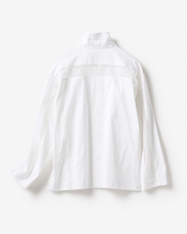 ラインレース・CPOシャツジャケット 詳細画像 ホワイト 9