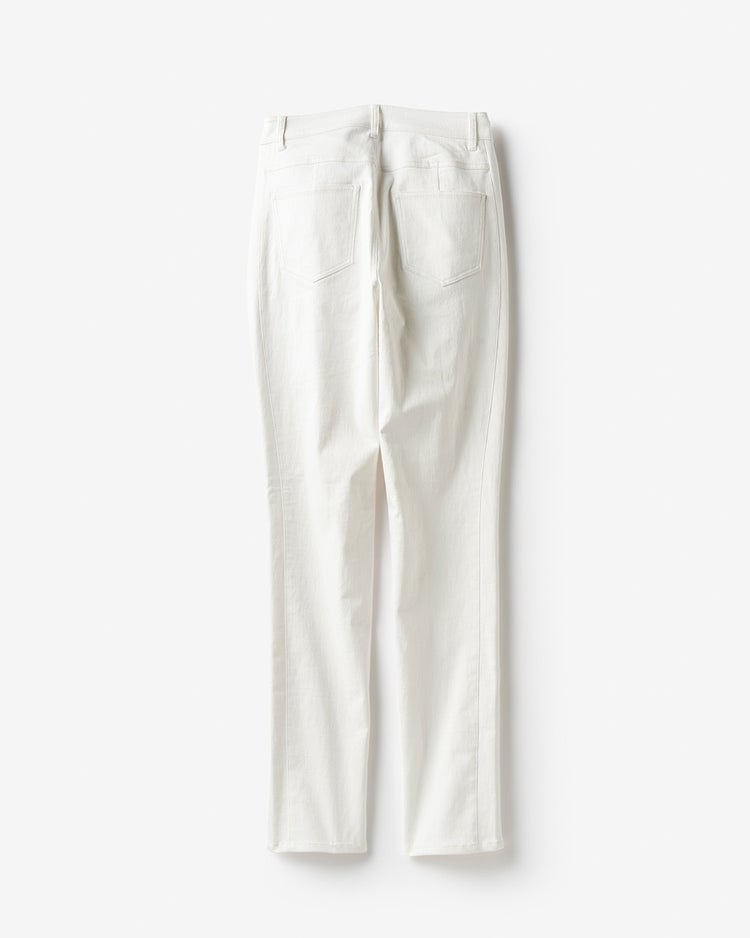 ミラクルストレッチ・スリムストレート／68cm 詳細画像 オフホワイト 3