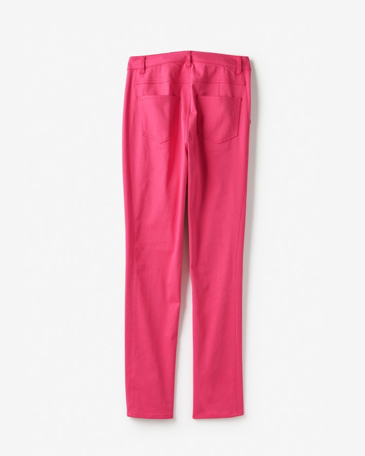 ミラクルストレッチ・スリムストレート／68cm 詳細画像 フューシャピンク 3