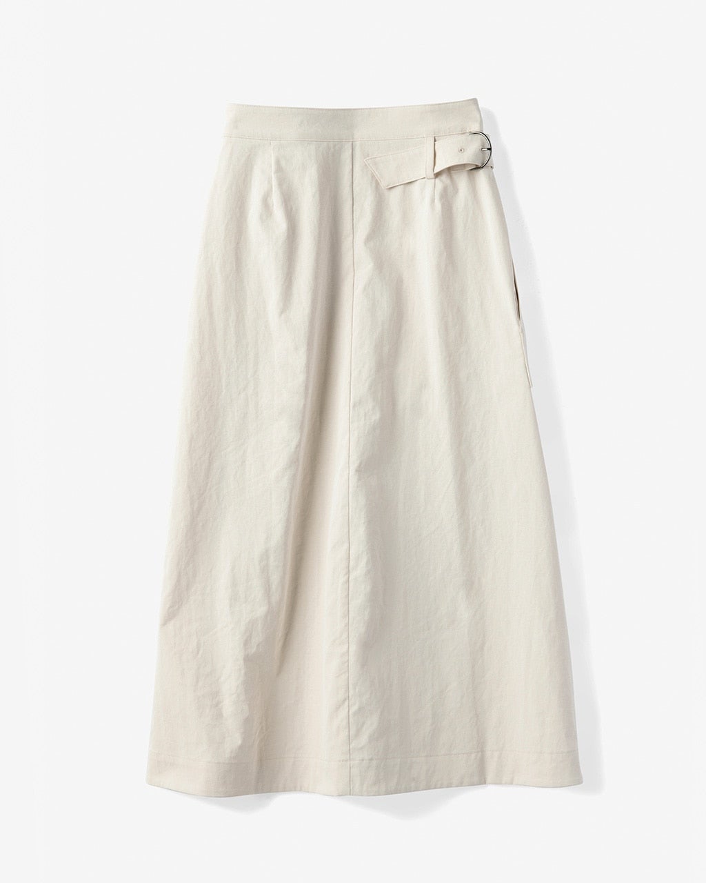 麻混ドライタッチ・ラップスカート/DoCLASSE