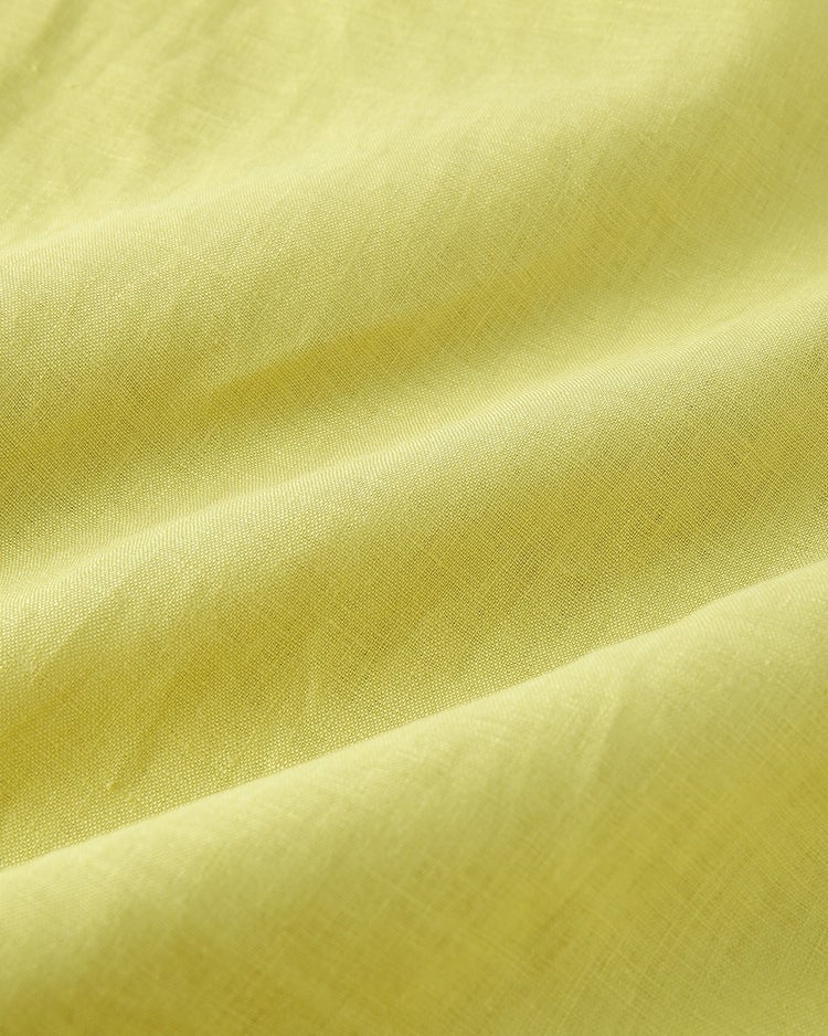 フレンチリネン・はしごレースTブラウス 詳細画像 アップルイエロー 4