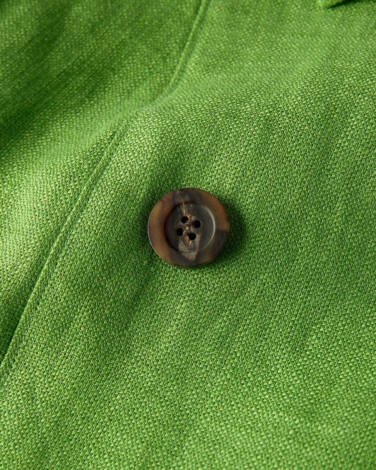 極リネン・五分袖ジャケット 詳細画像 グリーン 5