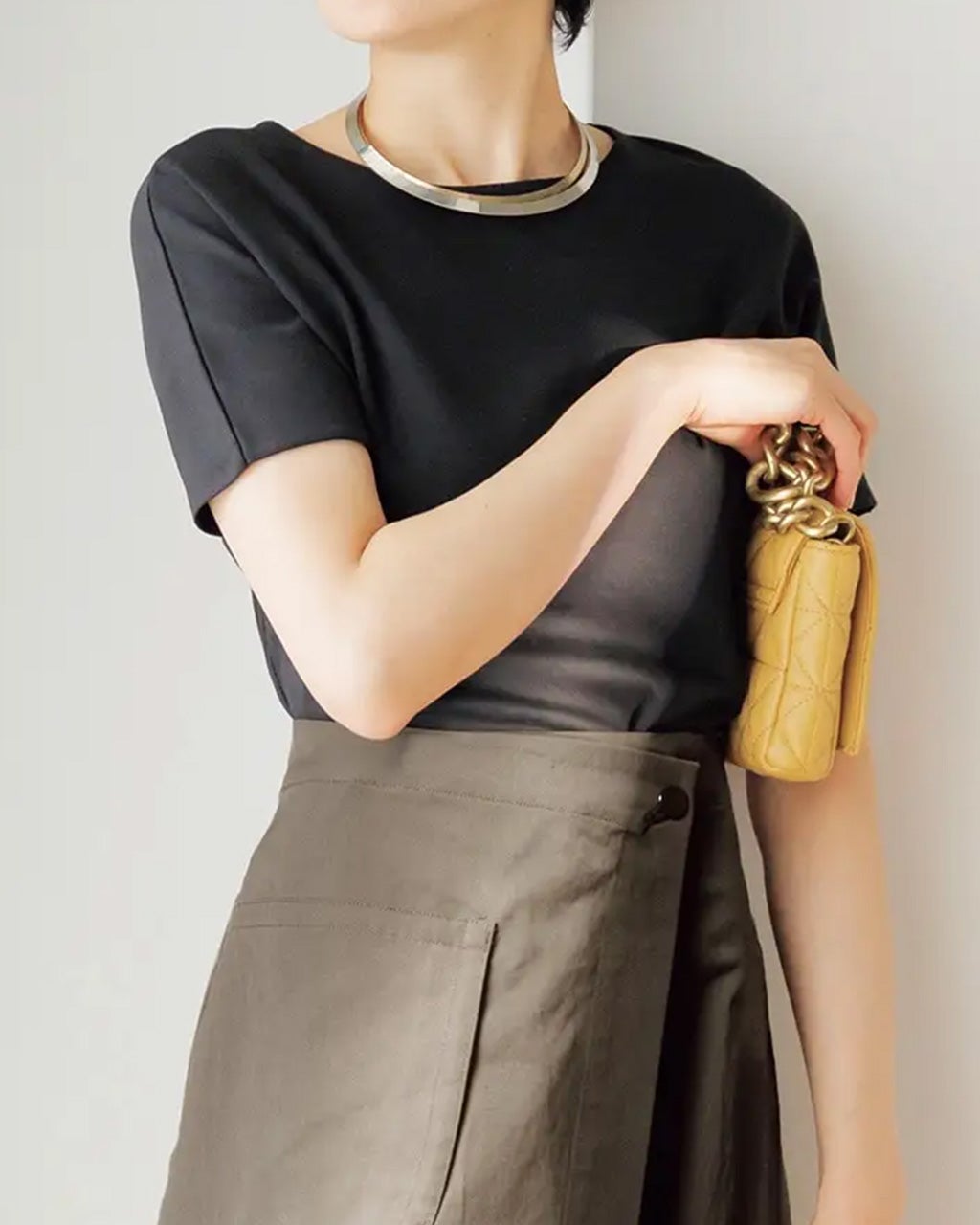 Prime wool jersey Tシャツ（Tシャツ／カットソー）｜Deuxieme
