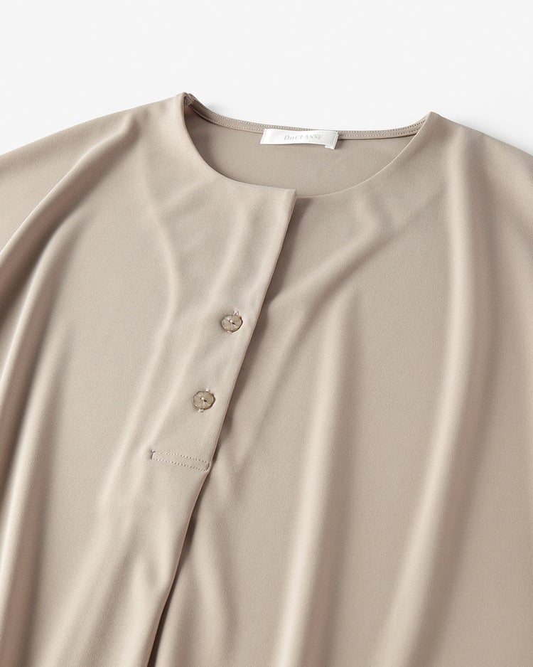 強撚スムース・フロントタックトップス 詳細画像 トープ 3