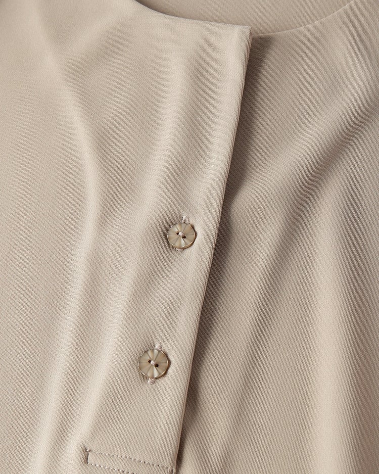 強撚スムース・フロントタックトップス 詳細画像 トープ 5