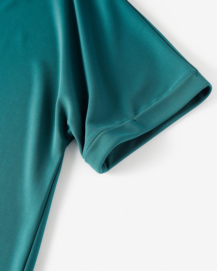 強撚スムース・フロントタックトップス 詳細画像 グリーン 6