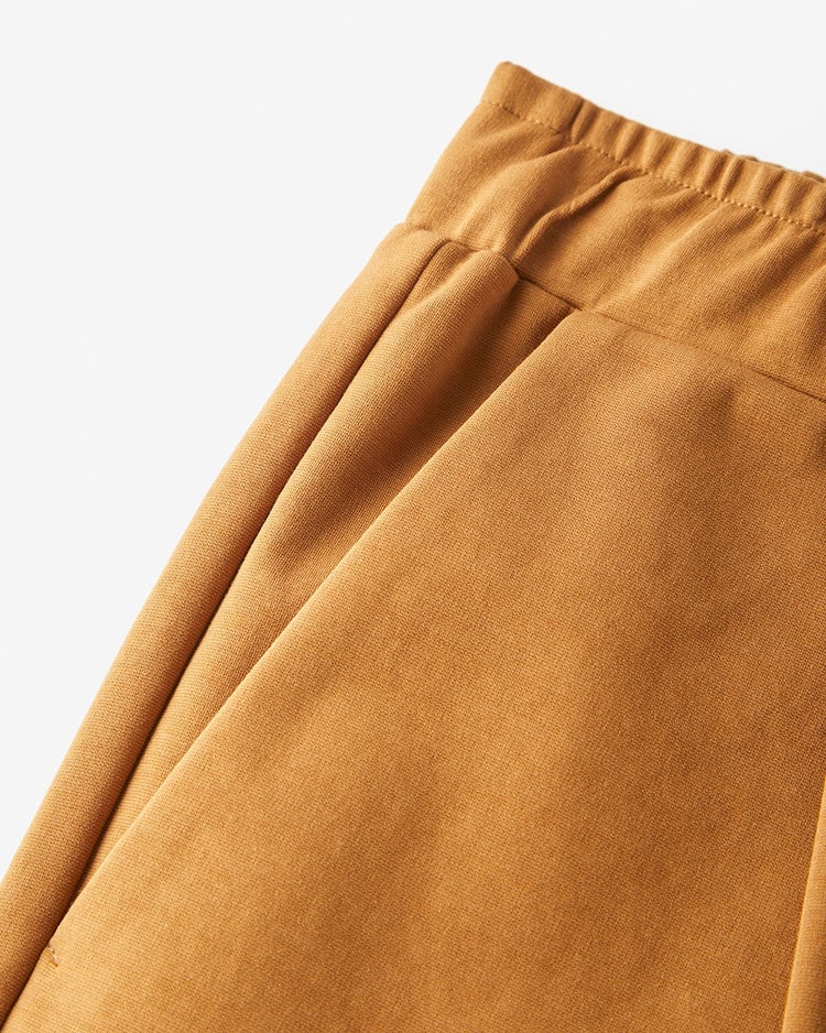 シルキーポンチ・イージーパンツ 詳細画像 キャメル 4