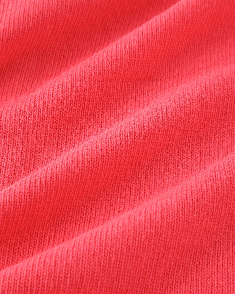 イタリア糸・カシミヤ混半袖タートル 詳細画像 ピンク 2
