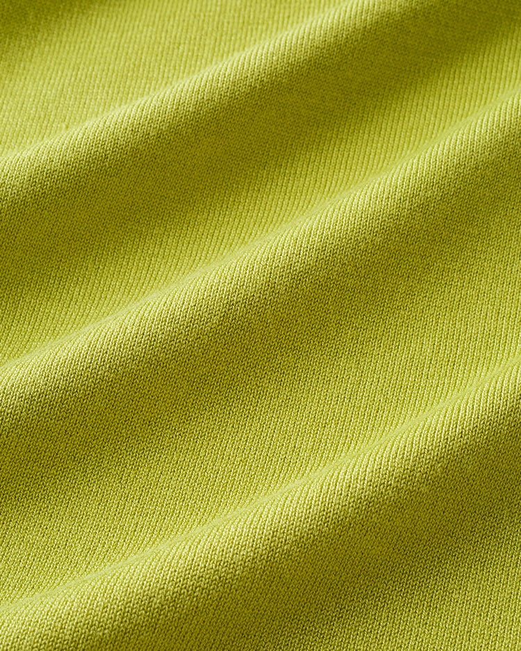 ダブルカフス・配色ハイネック 詳細画像 ライトグリーン 5