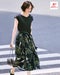 異素材コンボ・ワンピース／フレンチ袖 詳細画像