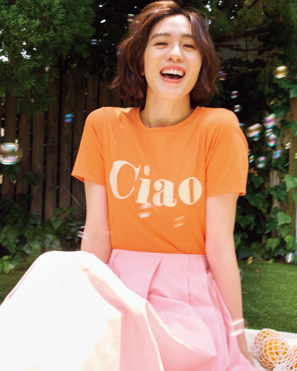 クルーネックTシャツ／Ciao/40代50代からのレディース・メンズ ...