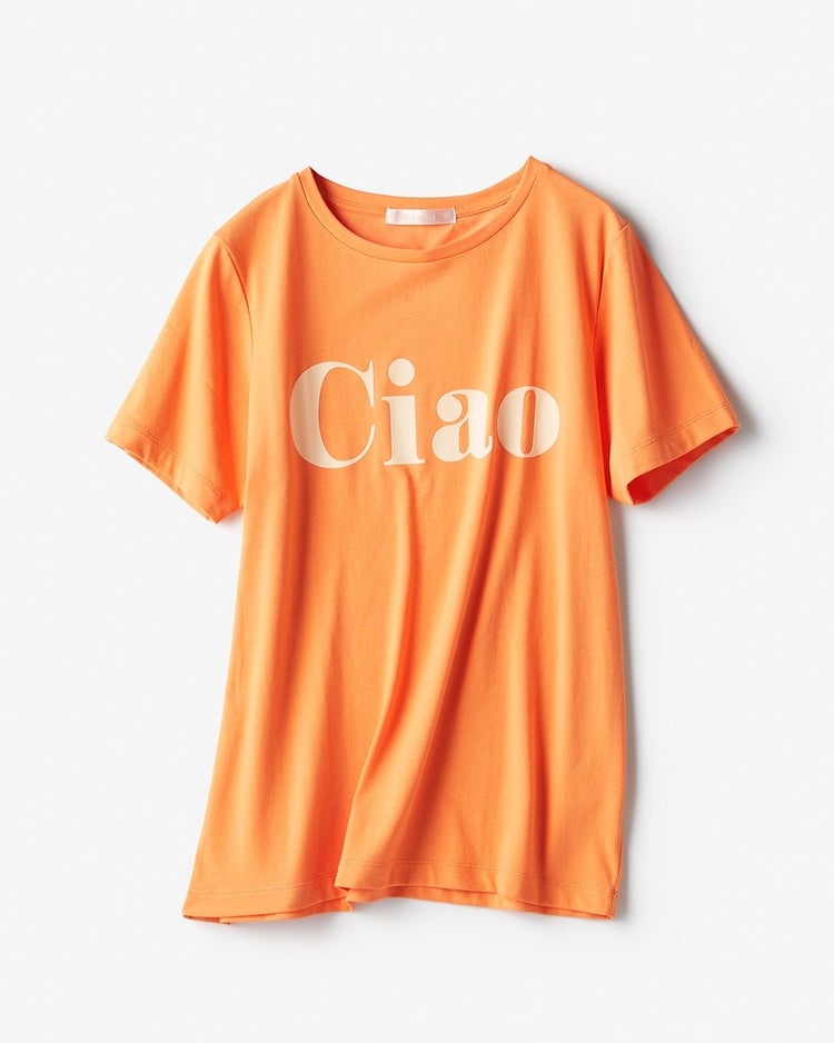 クルーネックTシャツ／Ciao 詳細画像 オレンジ 5