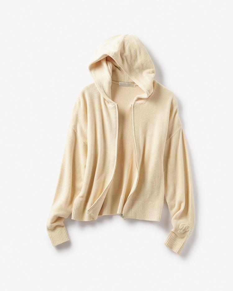 カシタッチ・フーデッドパーカー 詳細画像 ライトベージュ 1