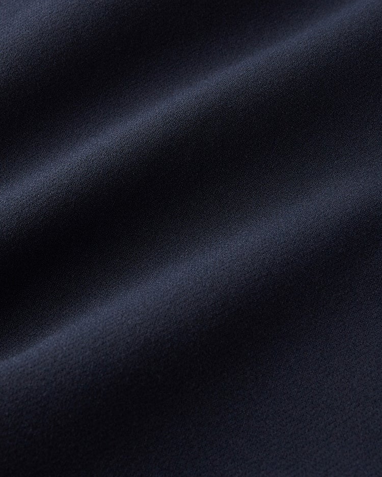 プレミアム二重織・ノーカラージャケット 詳細画像 ミッドナイトブルー 2