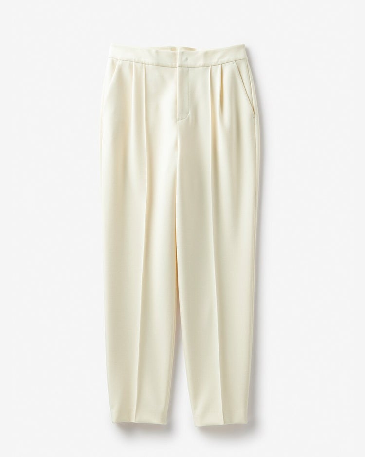 プレミアム二重織・ピンタックテーパード 詳細画像 オフホワイト 5