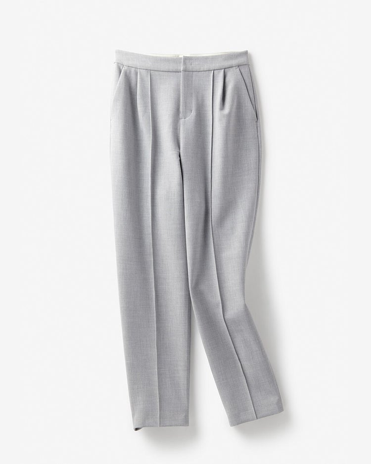 プレミアム二重織・ピンタックテーパード 詳細画像 ライトグレー 3