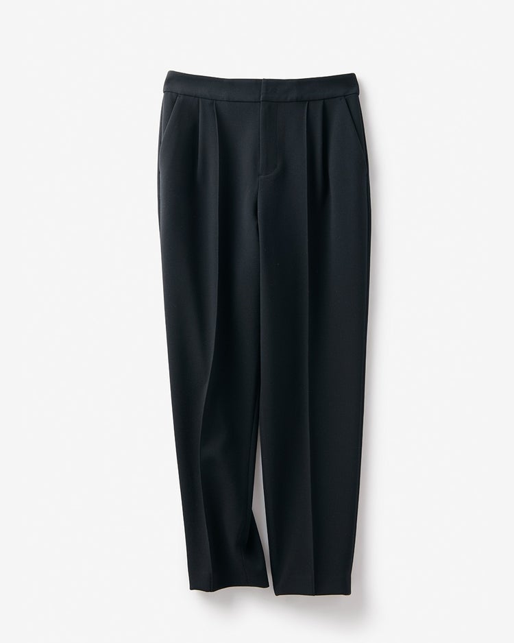 プレミアム二重織・ピンタックテーパード 詳細画像 ブラック 4