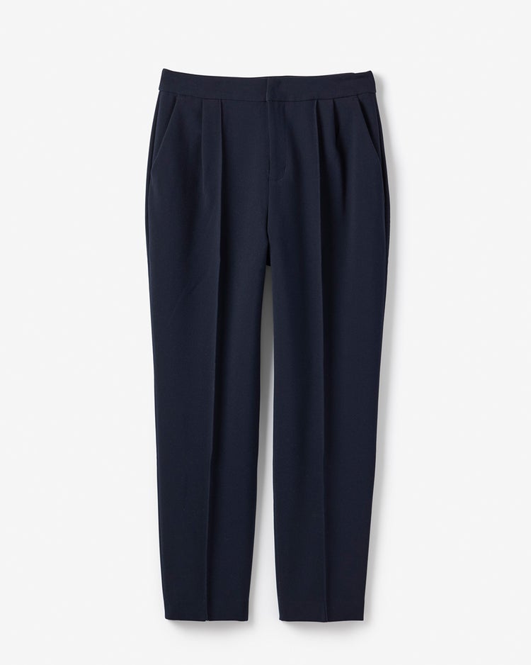 プレミアム二重織・ピンタックテーパード 詳細画像 ミッドナイトブルー 3