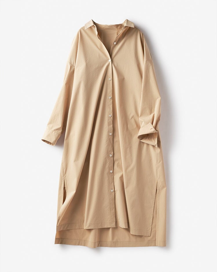 コットンタッチ・ロングシャツ 詳細画像 ベージュ 5