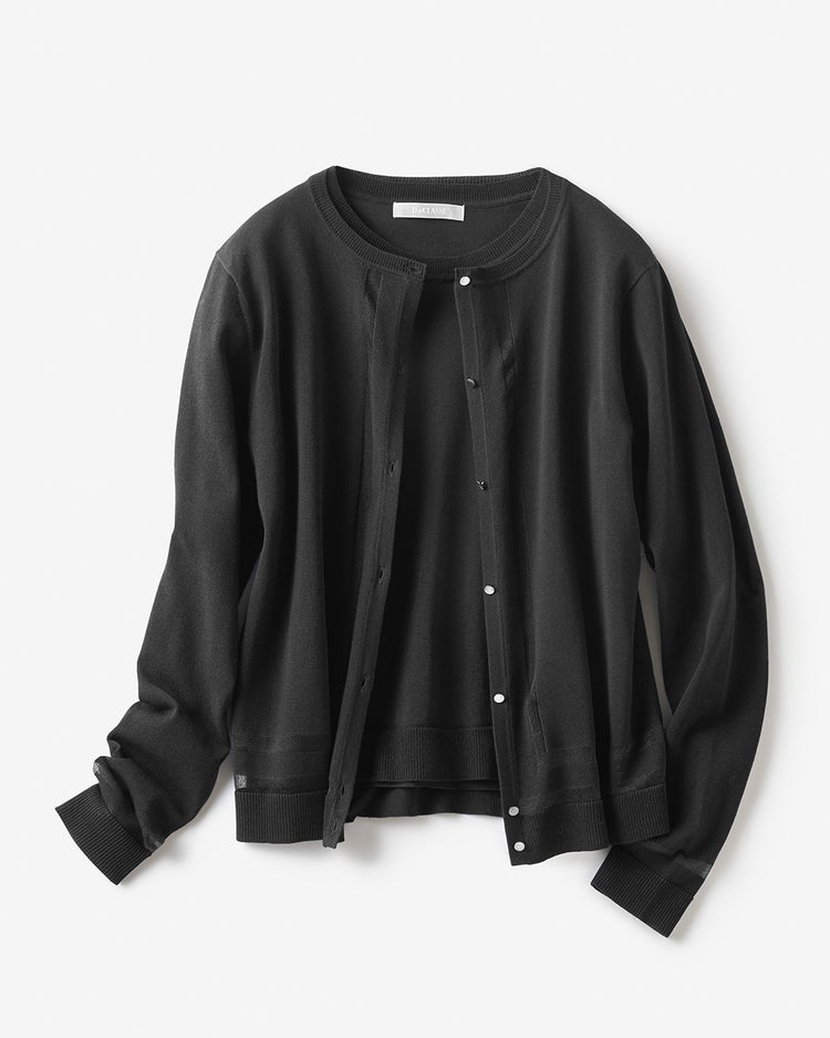 シルキーコットン・ルーセントアンサンブル 詳細画像 ブラック 5