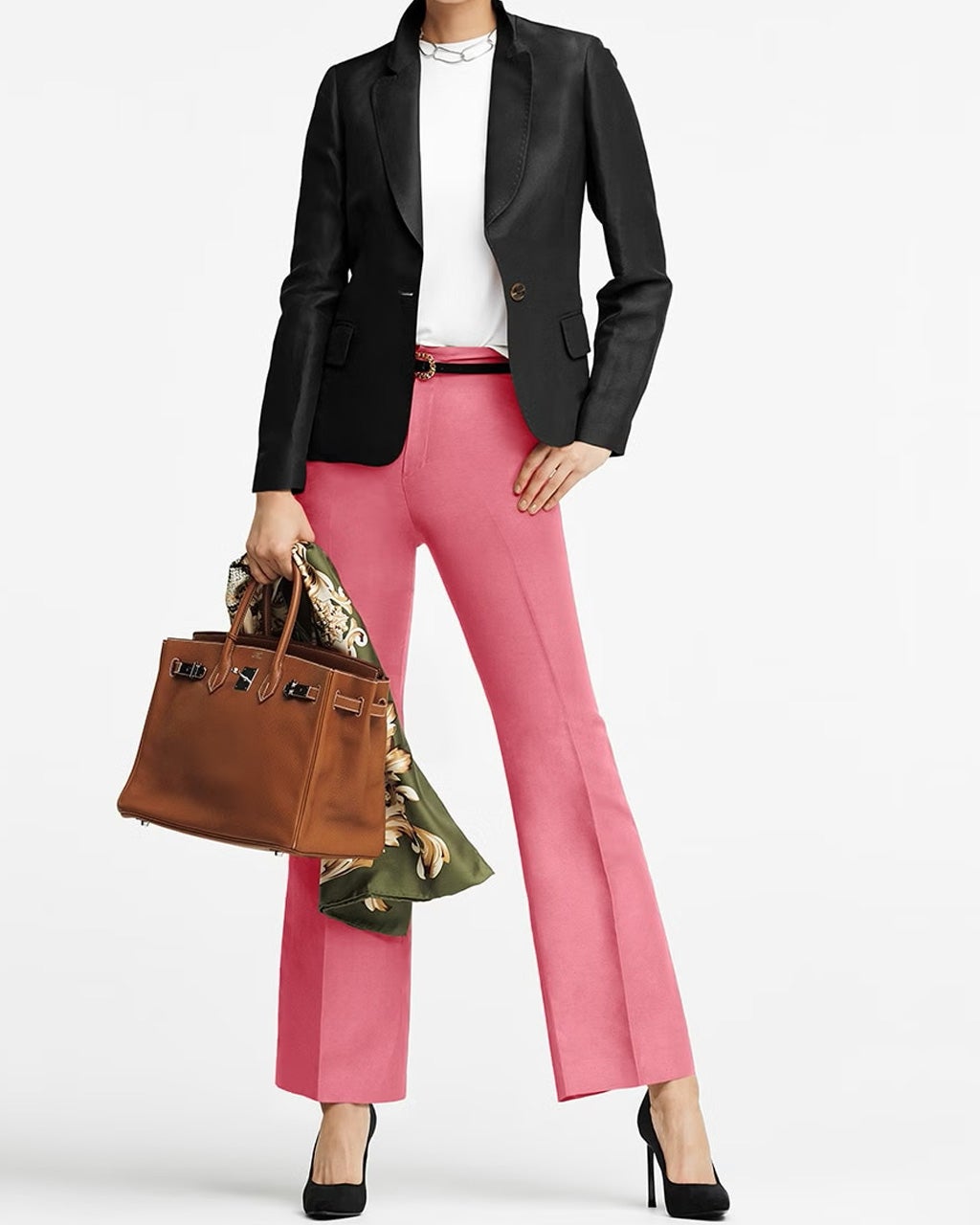 試着のみ★Deuxieme Classe ストレートブーツカットパンツ 選べる着丈] スリットスパンセミブーツカットデニムパンツ_秋服