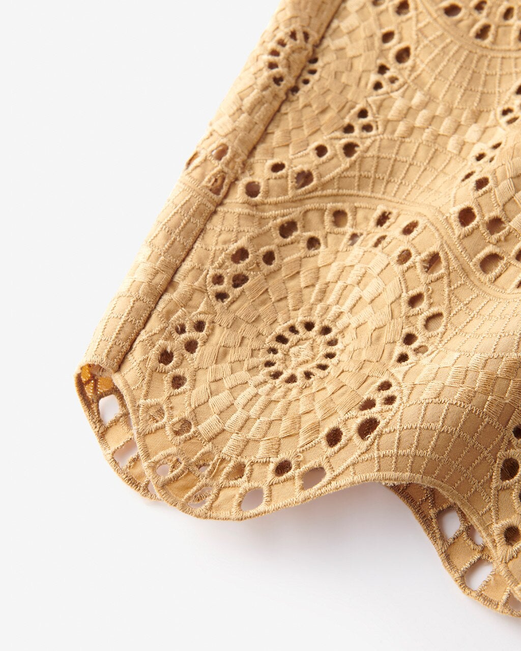 スカラップレース・ノースリーブワンピース/40代50代からの