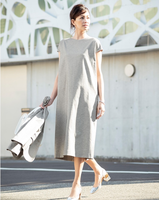 シャンブレーオックス・フォルムワンピ